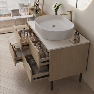 36 Inch Bathroom Vanity with Ceramic Sink