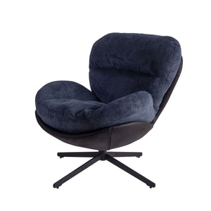 360° Swivel Office Chair, No Wheels