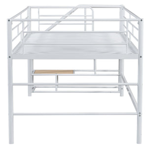 Loft Bed With Storage Stairs And Metal Frame