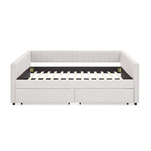 Upholstered Queen Daybed With 2 Drawers