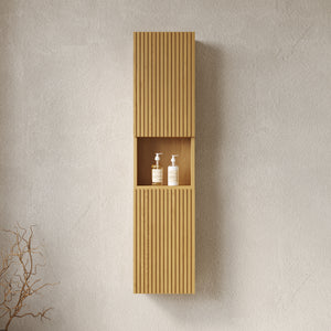 Mitch 59" Tall Bathroom Wall Mounted Cabinet