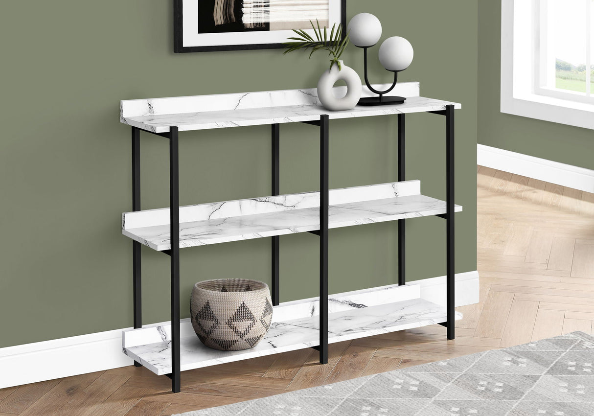 Accent Console Table For Entryway, 3 Tier Design - Best Buy Furniture