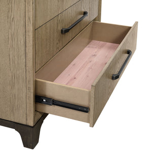6 Drawer Chest With Smooth Glides - Brown