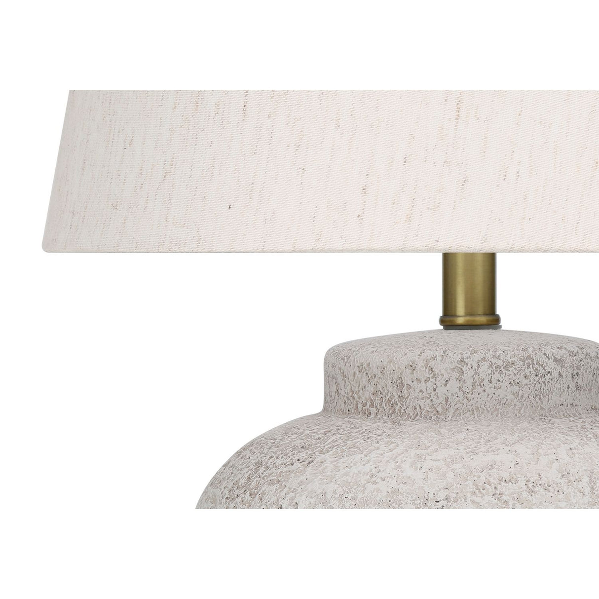 Lighting, Table Lamp, Concrete, Modern - Cream