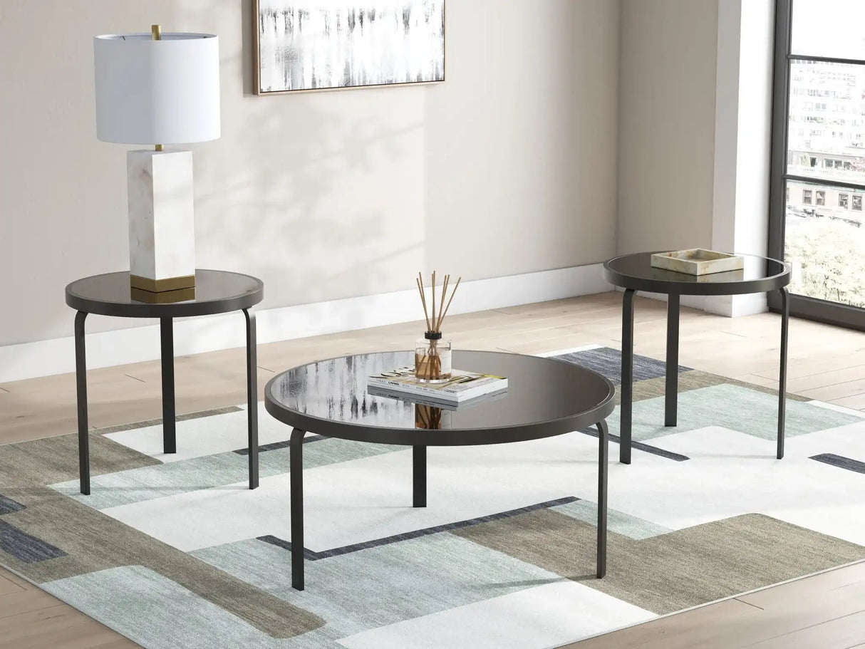 Dorylin - Occasional Table Set (Set of 3) - Black - Best Buy Furniture