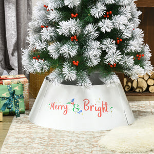 HOMCOM 26 Inch Christmas Tree Collar Ring, Stand Cover for Decor