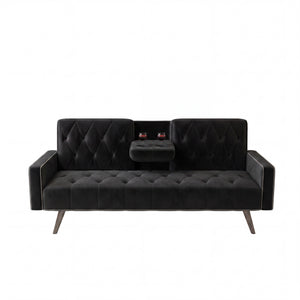 1730 Sofa Bed Armrest with Nail Head Trim