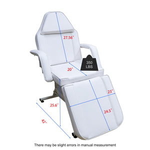 Tattoo Chair for Client - Adjustable 3-Section Lash Tattoo Bed