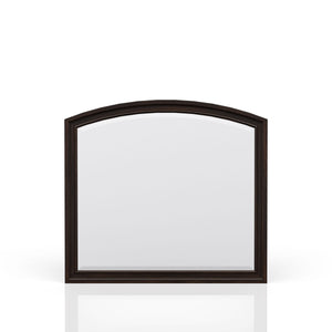 Elegant Design Mirror - Dark Cherry