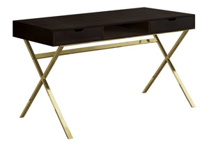 Computer Desk For Home Office, Laptop, Storage Drawers, Contemporary & Modern - Espresso - Best Buy Furniture
