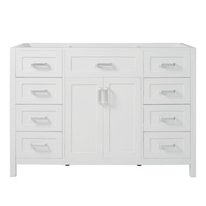 Bathroom Vanity Cabinet Only With 2 Soft Close Doors And 8 Drawers
