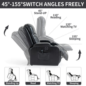 Infinite Position Power Lift Recliner Chair for Elderly
