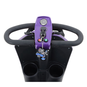 Max Plus - 4 Wheels Outdoor Compact Mobility Scooter With 2 Pieces X 20Ah Lead Acid Battery, 16 Miles, Cup Holders & USB Charger Port