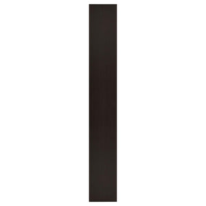 Rectangular Bookcase Tall Slim Storage With 9 Shelves - Brown