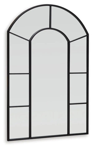 Evengton - Accent Mirror - Black - Best Buy Furniture