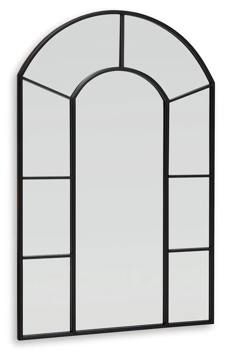 Evengton - Accent Mirror - Black - Best Buy Furniture