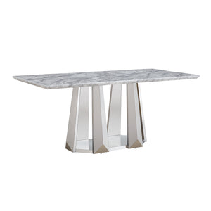 Marble Dining Table for 6 People