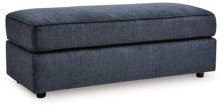 Albar Place - Oversized Accent Ottoman - Cobalt - Best Buy Furniture