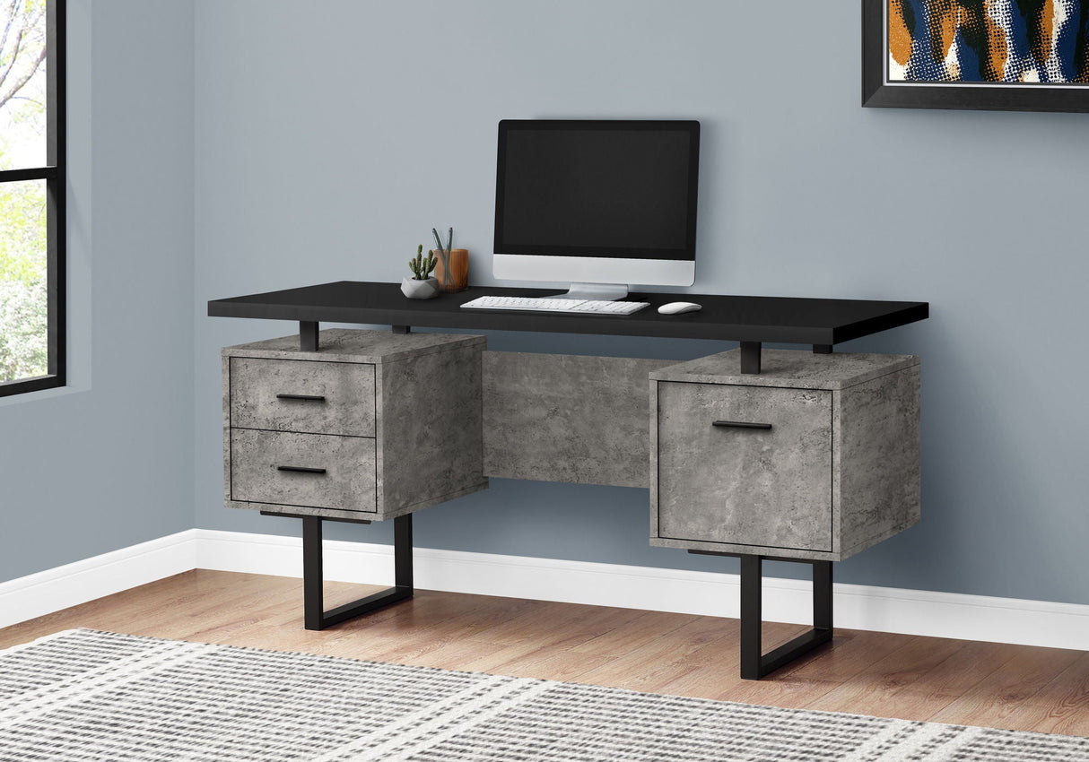 Computer Desk For Home Office, Laptop, Left, Right Set - Up, Storage Drawers, Contemporary & Modern - Best Buy Furniture