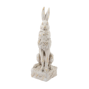Large Magnesium Sitting Rabbit Figurine