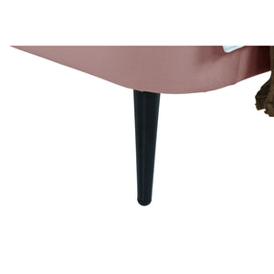 Heather - Upholstered Bed With Curved Headboard