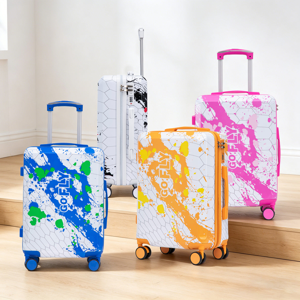 20 Inch PC Spinner Wheel Luggage - Blue