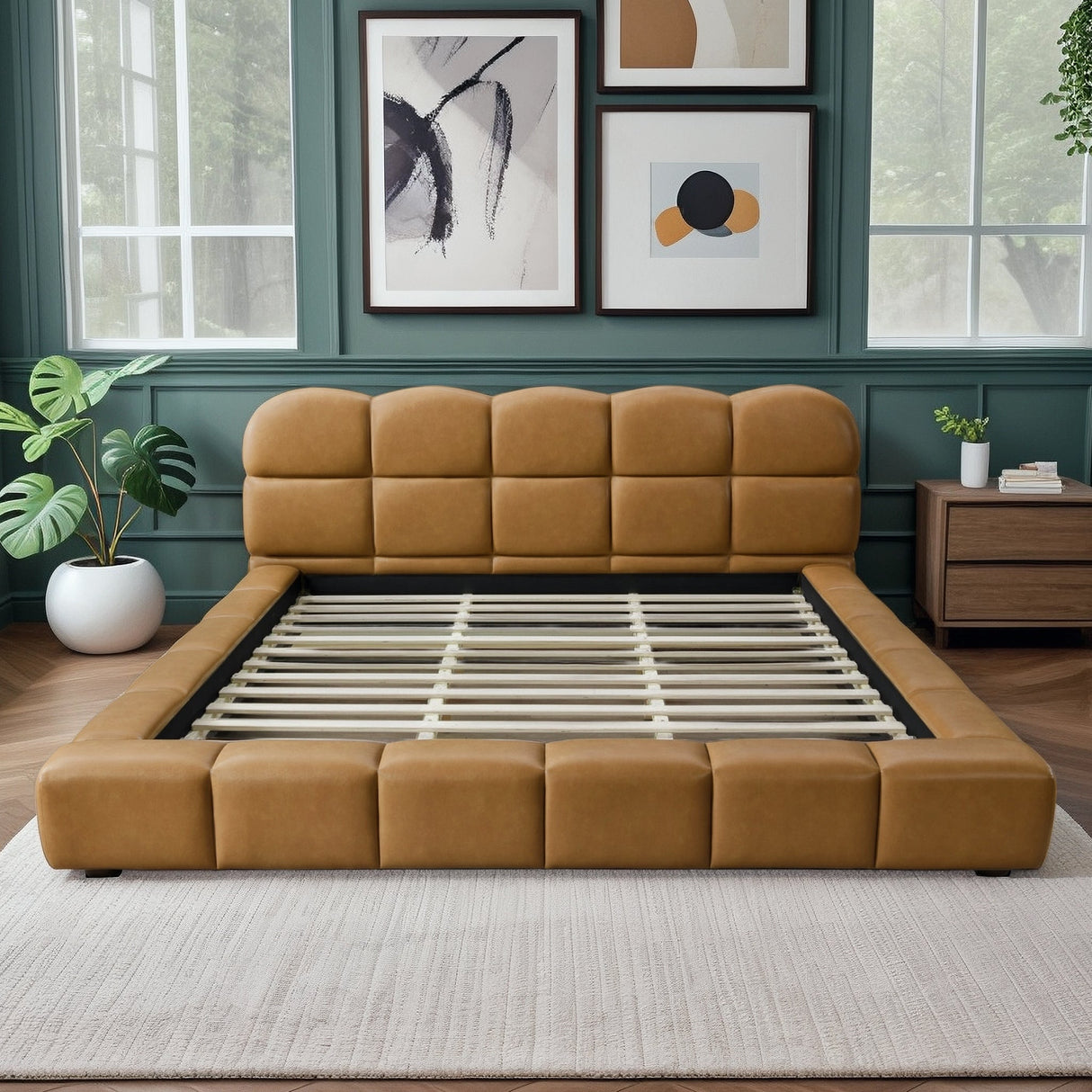 Roswell Luxurious Queen Size Platform Bed