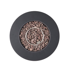Round Iron Fire Pit With 40, 000 Btu
