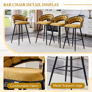 Bar Stools, Kitchen Island Counter Height Stools (Set of 2)