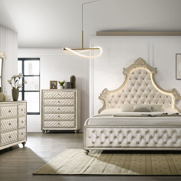 Lucienne Bed With LED Lighting