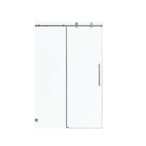 Frameless Single Sliding Soft Close Shower Doors, 5/16" Sgcc Tempered Glass