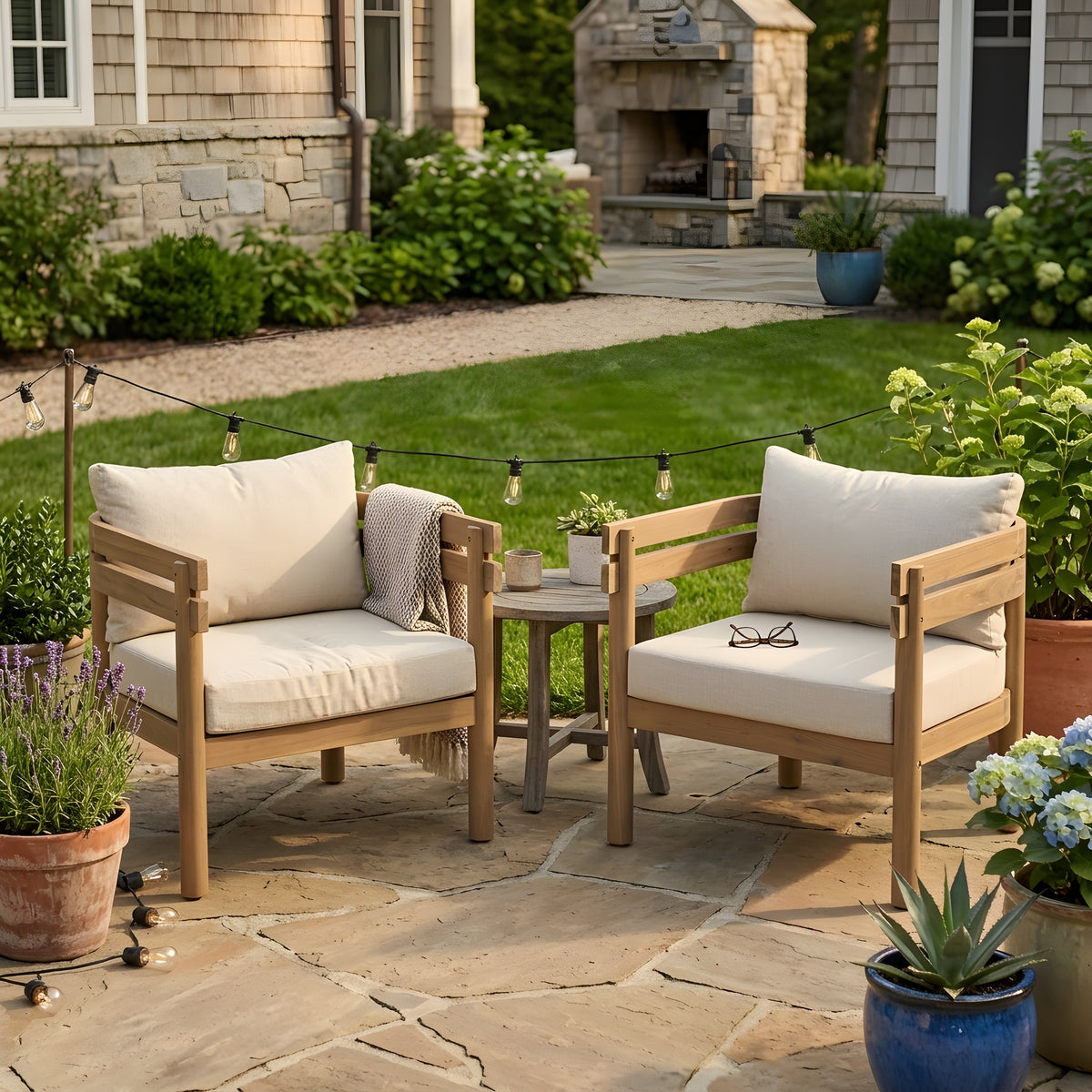 Light Patio Seating