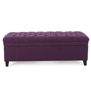Juliana - Storage Ottoman With Birch Legs - Best Buy Furniture