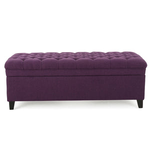 Juliana - Storage Ottoman With Birch Legs
