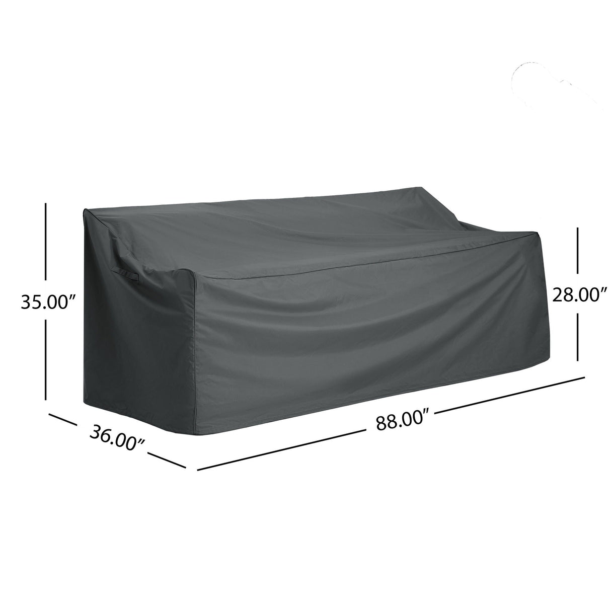 Shield - Patio Outdoor 3 Seater Sofa Cover - Best Buy Furniture