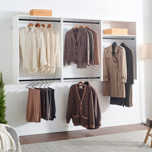 Devi - Wall Mounted Wood Closet System