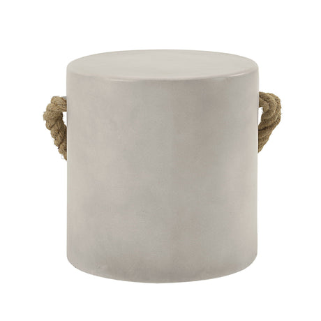 Gene - Fiber Concrete Accent Table - Gray - Best Buy Furniture