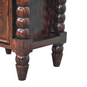 Solid Wood Spindle Duo Bedside