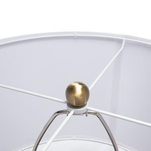 Geode-Inspired Gold Aluminum Table Lamp