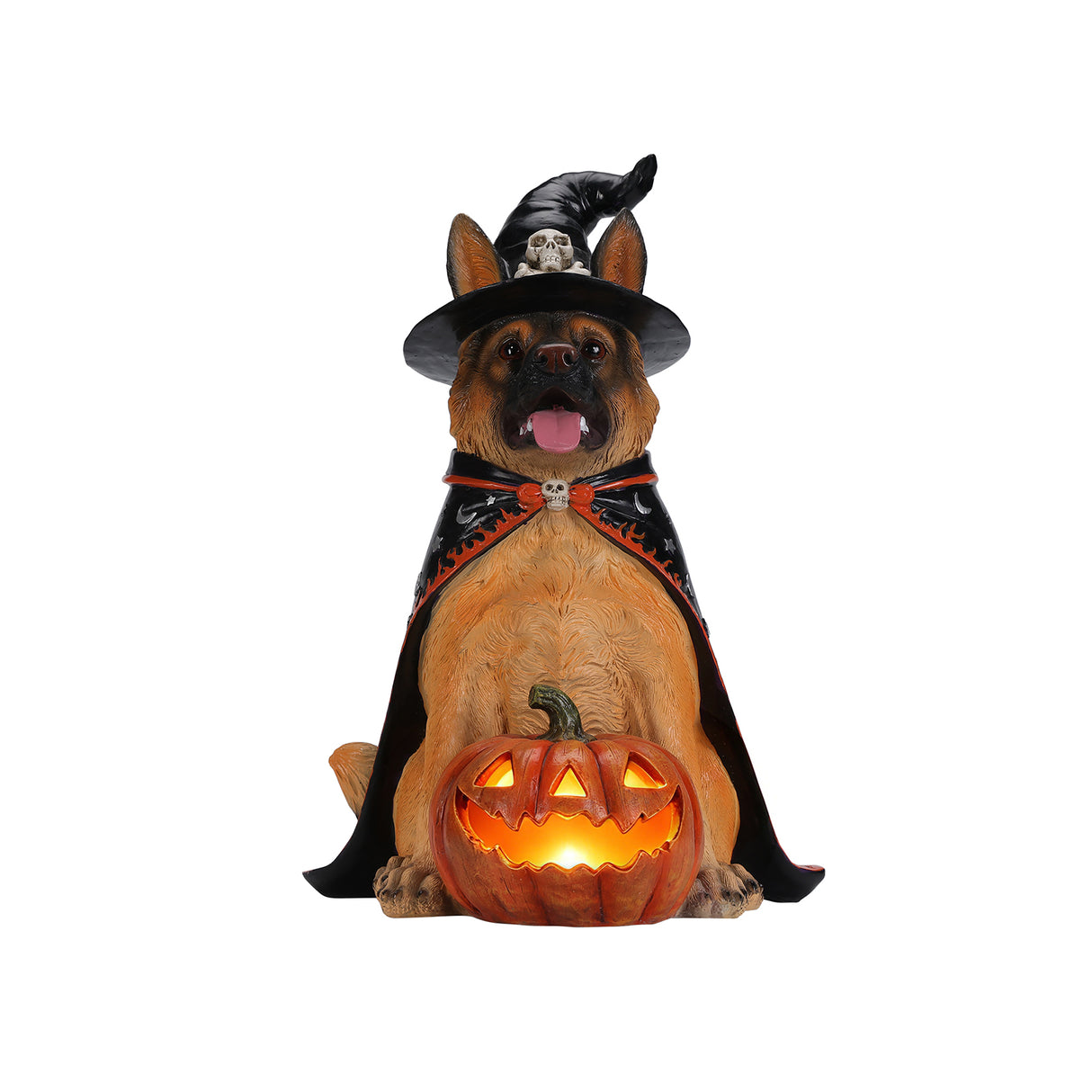 Halloween German Shepherd Dog Statue