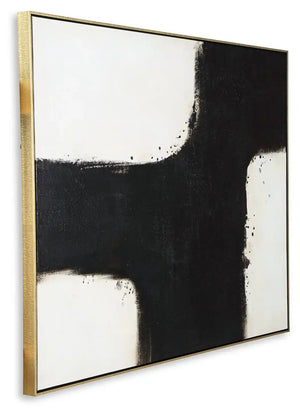 Reighlea - Wall Art - Black / White - Best Buy Furniture