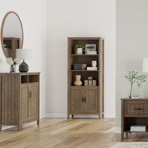 Lev - Bookcase - Smoky Brown