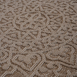 Guros - 6' X 9' Medallion Indoor / Outdoor Area Rug - Beige