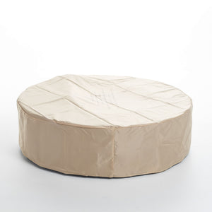 Modern Lightweight Concrete Outdoor Circular Fire Pit 50, 000 Btu