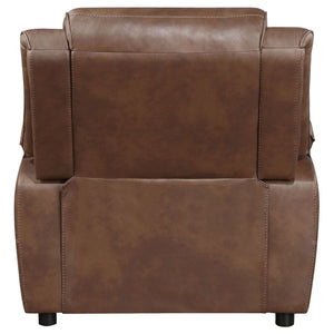 Worthington - Padded Arm Accent Chair - Dark Brown