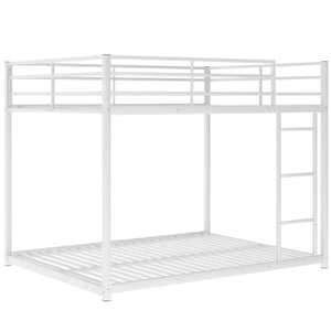 Metal Bunk Bed, Low Bunk Bed With Ladder