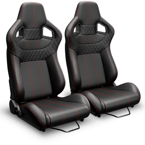 2PC Universal Bucket Racing Seats
