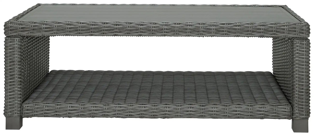 Elite Park - Rectangular Cocktail Table - Gray - Best Buy Furniture