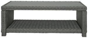 Elite Park - Rectangular Cocktail Table - Gray - Best Buy Furniture