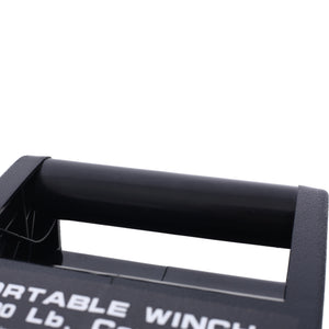 Reversible Electric Trailer Winch For Boats Up To 5000 Lbs With Galvanized Wire Rope And Casing - Black